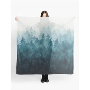 6/$25 So Far From Home in a Misty Foggy Fall Wilderness Tapestry